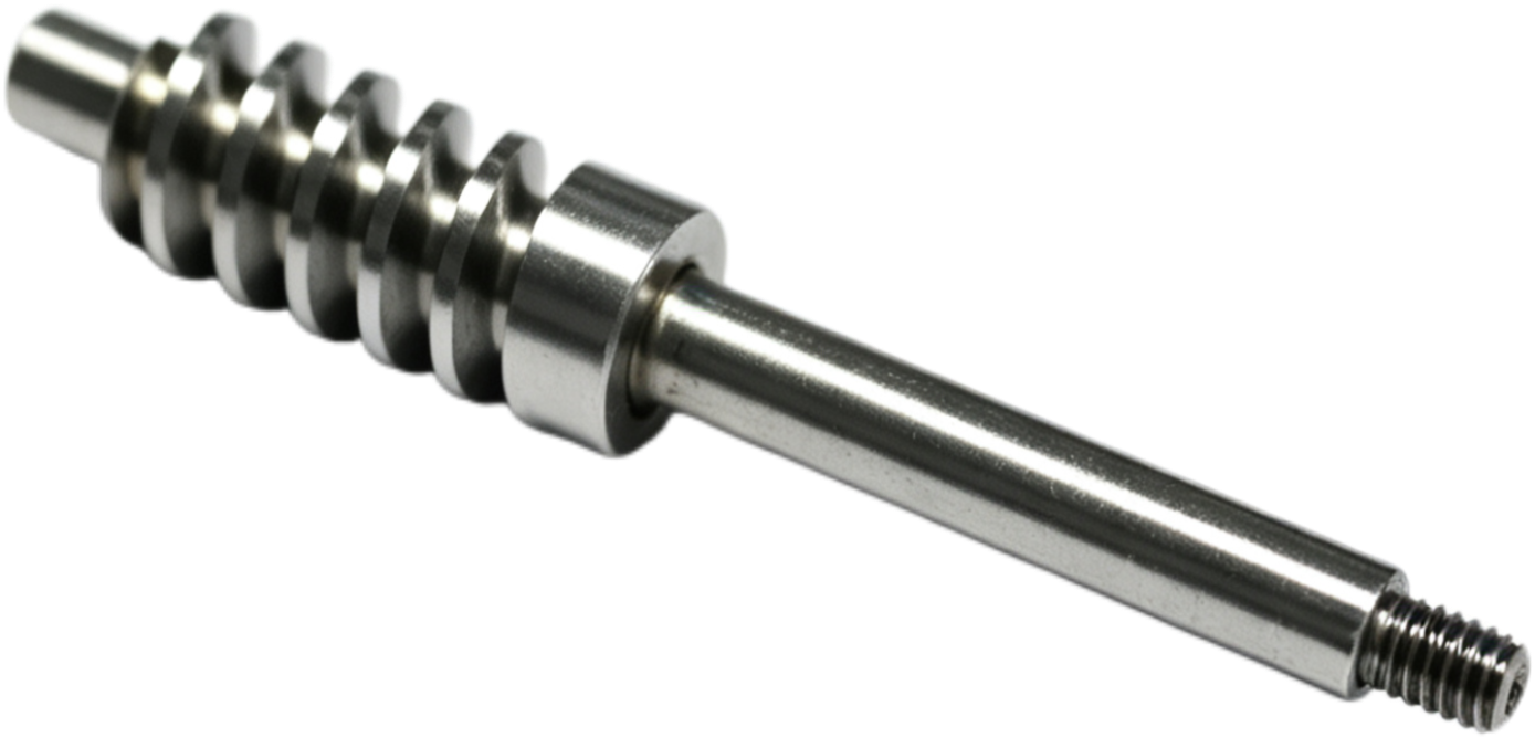 Stepped Worm Shaft